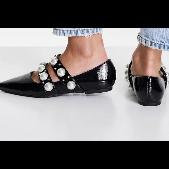 ASOS design shoes, color: black, size: US 7 - Picture 2 of 4